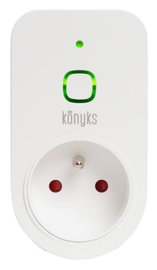 Toma conectada 16A Wi-Fi + Bluetooth con contador (Tipo E/F) - Priska+ Easy