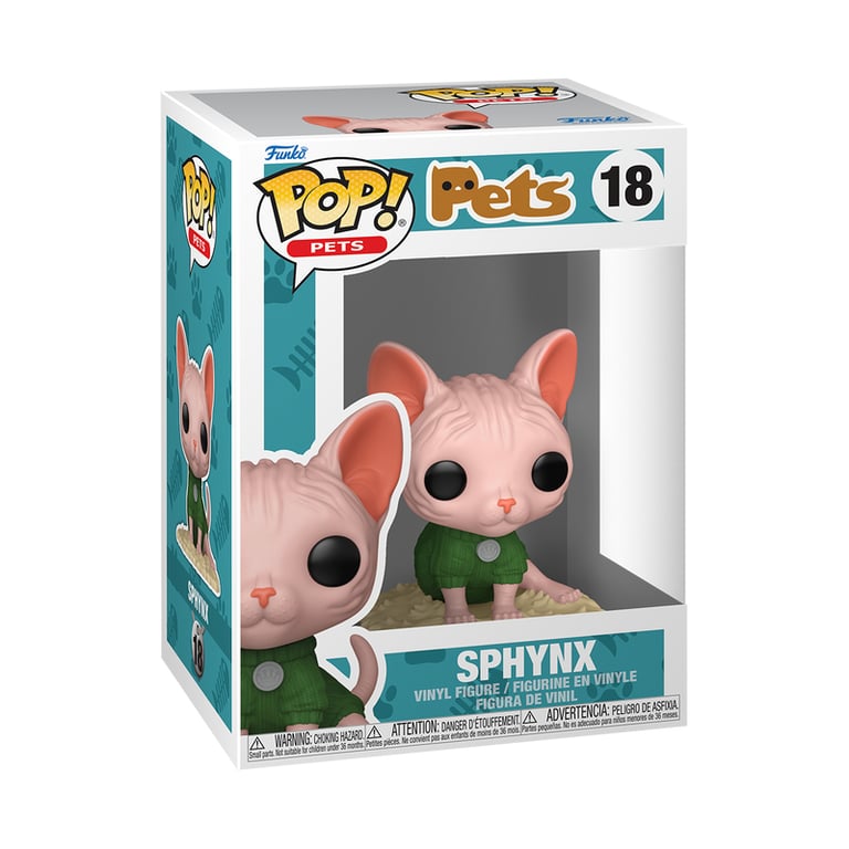 Figurine Funko Pop Pets Sphinx - vue 6