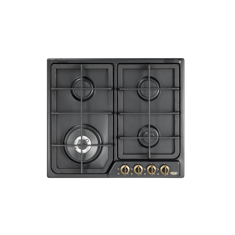 Table De Cuisson Gaz DeLonghi ANF 46 PRO - 4 Foyers - Émaillé - Grilles Fonte - vue 2