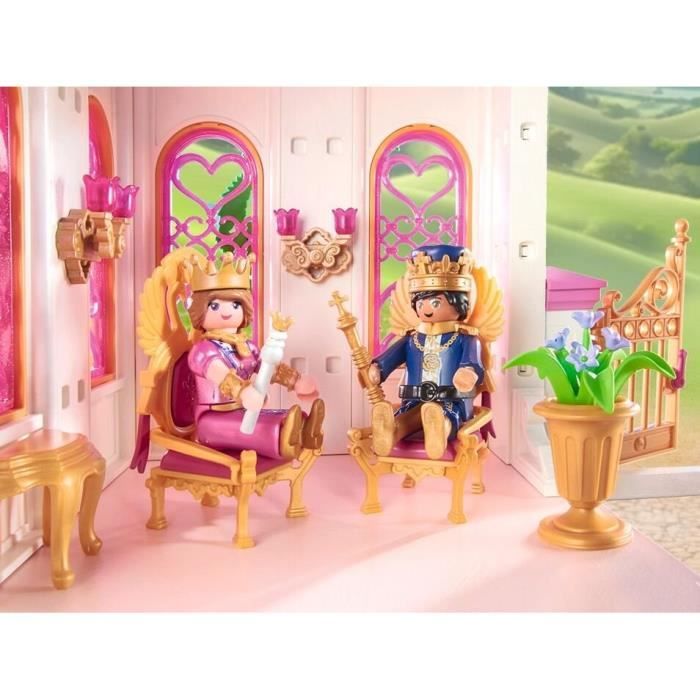 Playmobil | Princess Magic | Château de Princesse avec Le Couple Royal | Jouet Princesse | Jeu château | Jouet Conte de fées pour Enfants à partir de | 71845 - vue 9