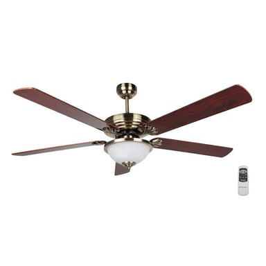 Ventilador de Techo Orbegozo CP 80142 Elegance - Silencioso y Potente - 5 Palas Reversibles -