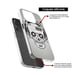Coque en silicone - Compatible Apple iPhone 14 Pro - design skull music