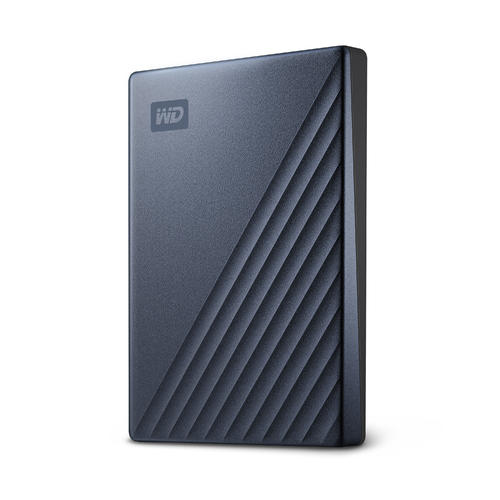 Western Digital WDBC3C0020BBL-WESN disque dur externe 2 To USB Type-C 3.2 Gen 1 (3.1 Gen 1) Noir, Bleu - Neuf