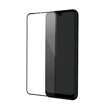 Protection d'écran en verre trempé (100% de surface couverte) pour Xiaomi Redmi Note 8T, Noir