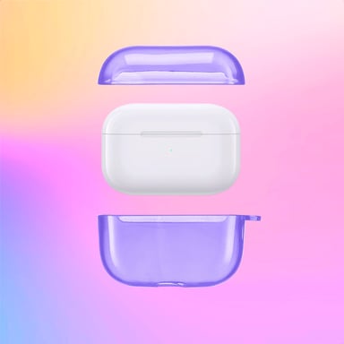imoshion Coque Néon pour Apple AirPods Pro 2  - Pourpre