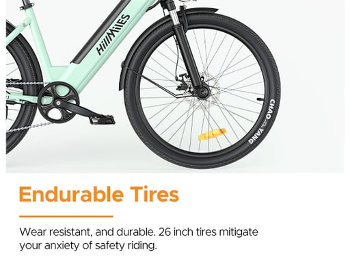 HillMiles MileCity 1 : Vélo électrique urbain 250 W, autonomie de 50 à 100 km, transmission Shimano 7 vitesses, étanchéité IP65, idéal pour les trajets domicile-travail.