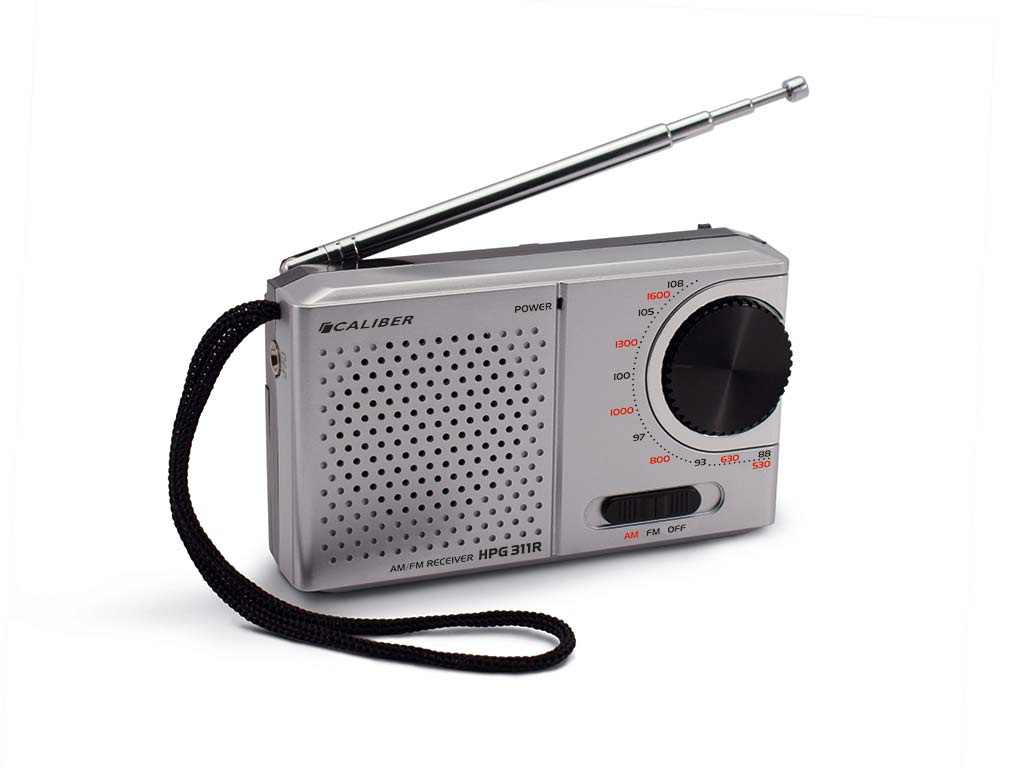 Radio portátil a pilas - Mini radio de bolsillo - Radio AM/FM con conector para auriculares (HPG311R)