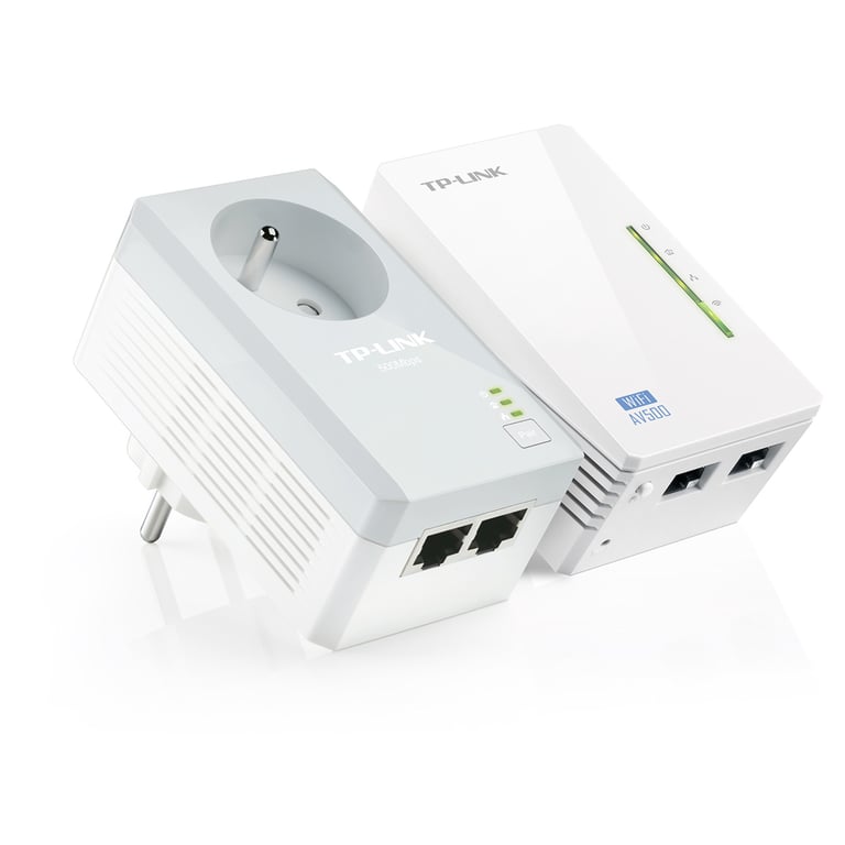 TP-LINK TL-WPA4225 KIT Adaptateur réseau CPL 500 Mbit/s Ethernet/LAN Wifi Blanc 2 pièce(s) - Neuf