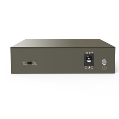 Tenda TEF1105P-4-38W switch No administrado L2 Fast Ethernet (10/100) Energía sobre Ethernet (PoE) Gris