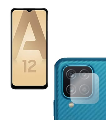 Samsung Galaxy A12 verre protection caméra