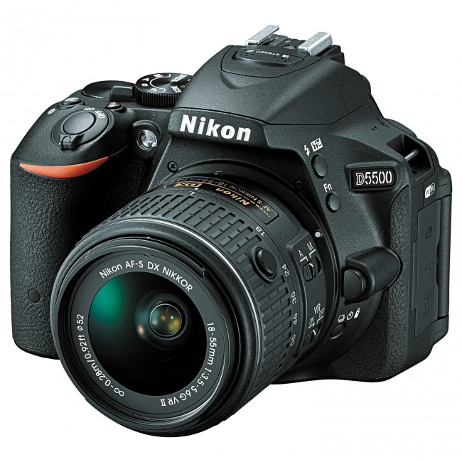 Nikon D5500 + AF DX NIKKOR 18 55mm 43 Kit d'appareil photo SLR 24 2 MP CMOS 6000 x 4000 pixels Neuf