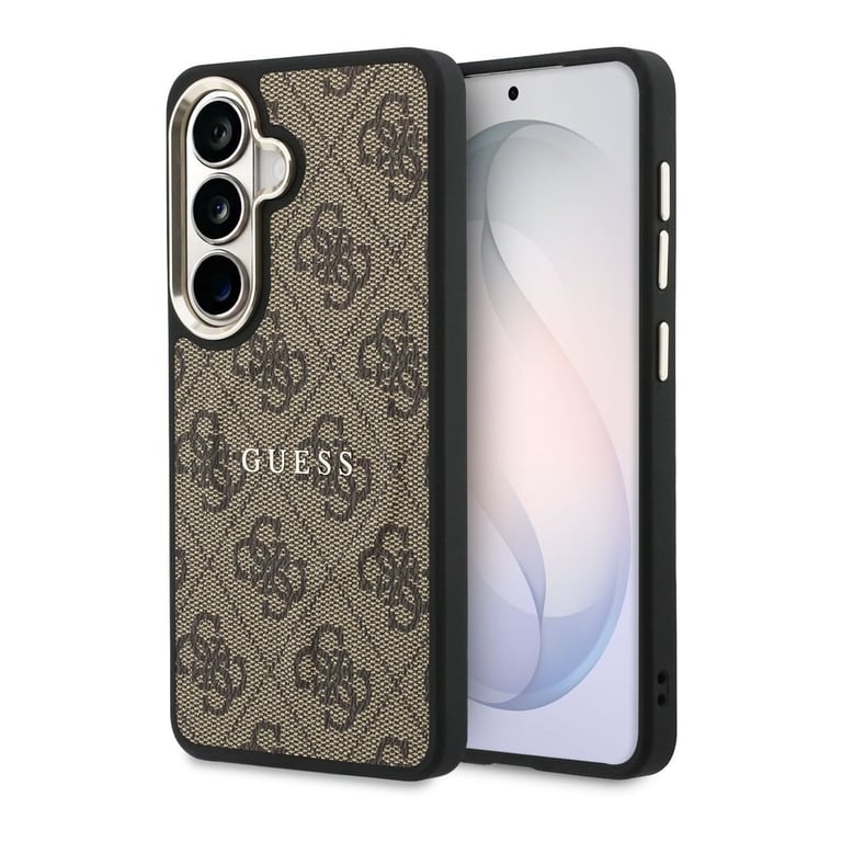 Coque Guess 4G Embossed Ring MagSafe pour Samsung Galaxy S26