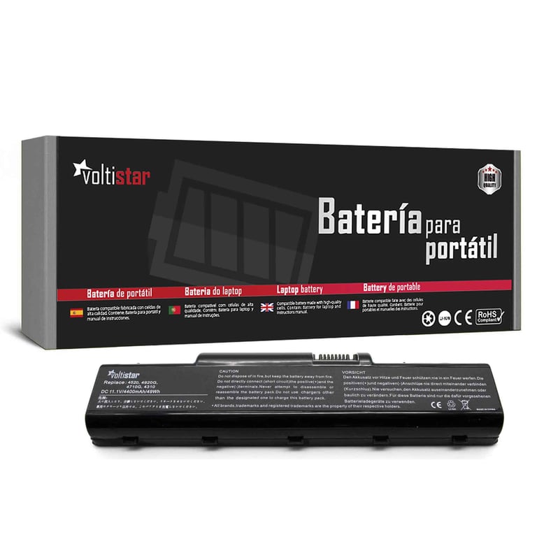 BATERÍA PARA PORTÁTIL ACER ASPIRE AS07A31 AS07A32 AS07A41 AS07A42 AS07A52 AS07A71 AS07A72 - Nuevo