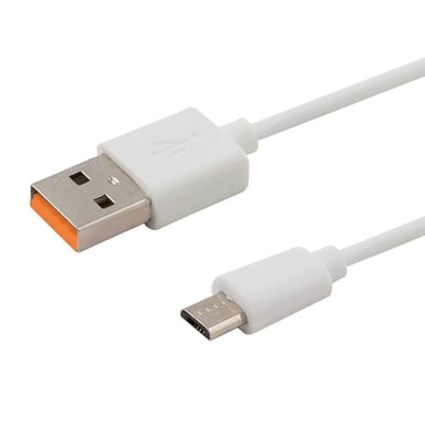 Savio CL-127 câble USB USB 2.0 1 m Mini-USB B Micro-USB B Blanc