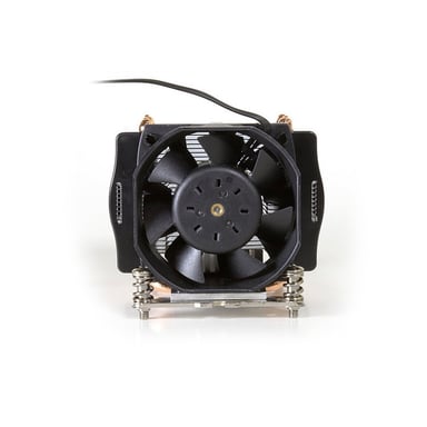 Inter-Tech A-24 Processeur Cooler 6 cm Aluminio, Negro