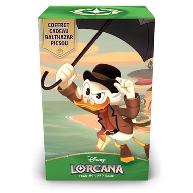 Coffret cadeau Ravensburger Balthazar Picsou Promo Carte + 5 boosters 3 séparateurs Rangement 250 cartes Multicolore