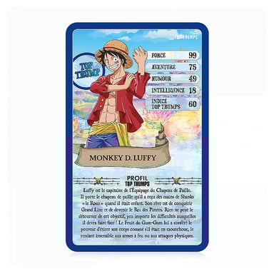 Top Trumps One Piece - Jeu de cartes d'aventure et de stratégie