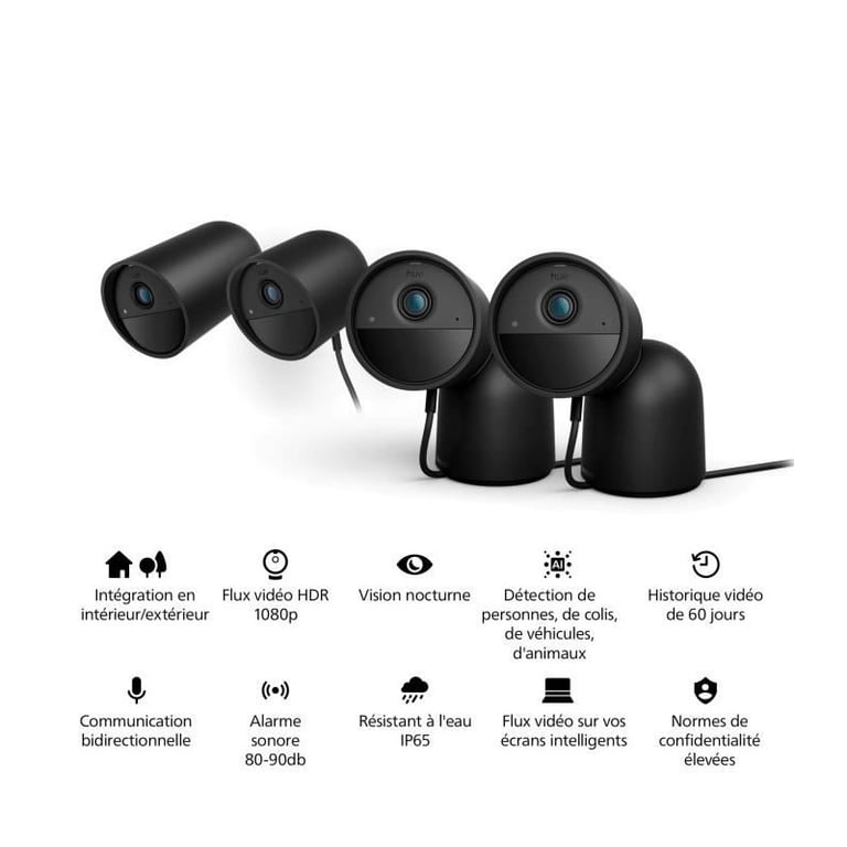 Caméra de surveillance HUE SECURE sans fil - vue 3