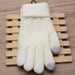 Gants Femme tactiles pour Smartphone Taille M 2 doigts Hiver