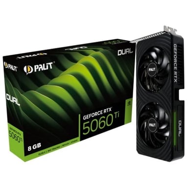 Palit GeForce RTX 5060 Ti Dual NVIDIA 8 Go GDDR7