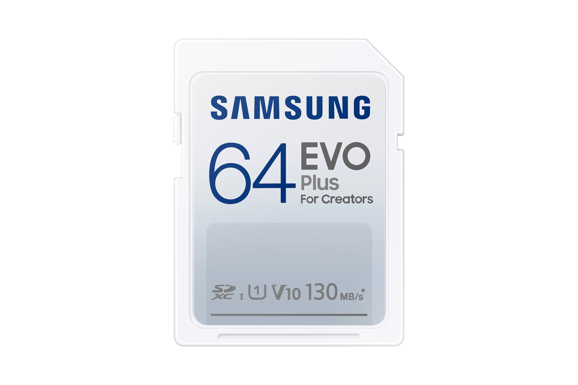 Samsung EVO Plus 64 Go SDXC UHS-I - Neuf