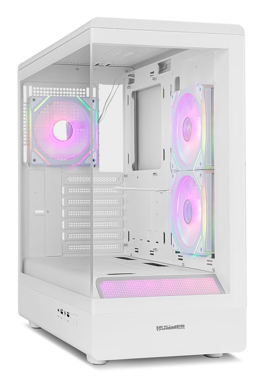 NOX Hummer NXHUMMERSIGNALBK Midi Tower Neuf - vue 3