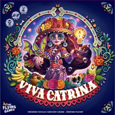 Gioco di posizionamento delle tessere The Flying Games Viva Catrina 2-6 giocatori 8+ anni 30 min Colori vivaci