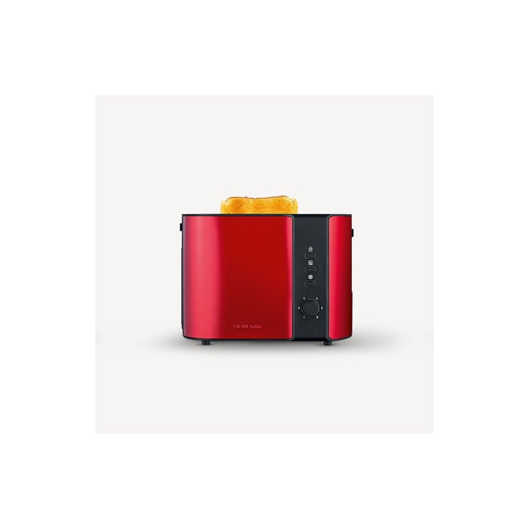 Severin AT 2217 grille-pain 2 part(s) 800 W Métallique, Rouge - Neuf