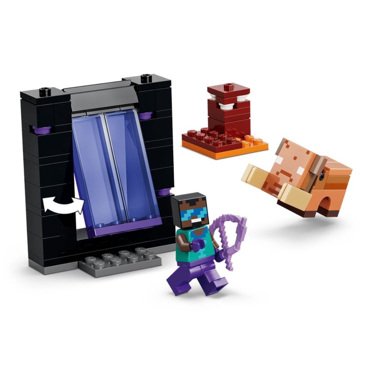 LEGO Minecraft Voyage à travers les Portails du Nether et de l’Ender 21584 - vue 5