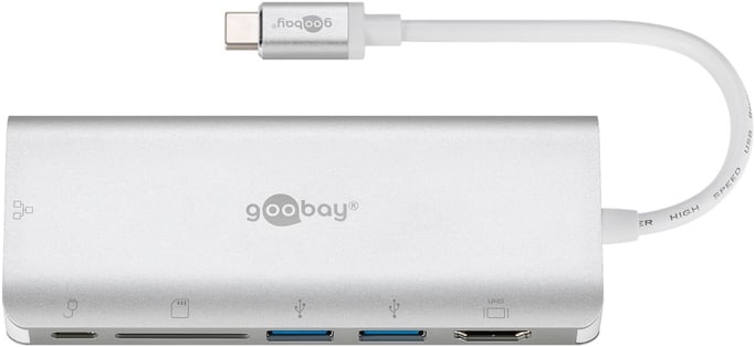 Goobay 76788 station d'accueil USB Type-C Argent - Neuf