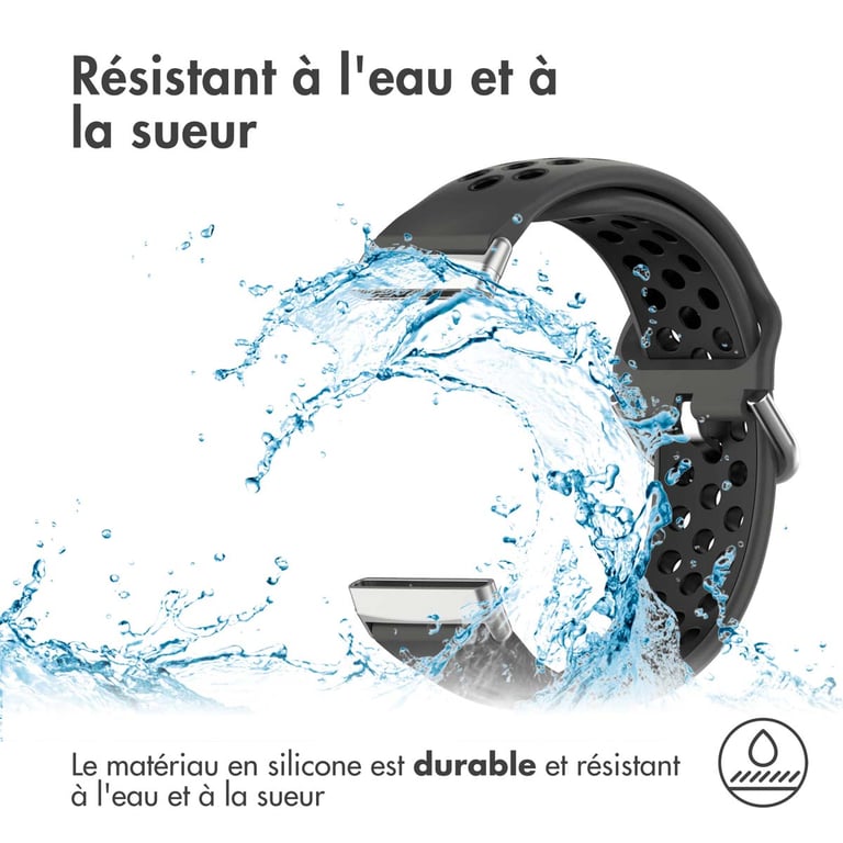 imoshion Bracelet sportif en silicone Fitbit Versa 4 / 3 / Sense 2 Neuf - vue 2