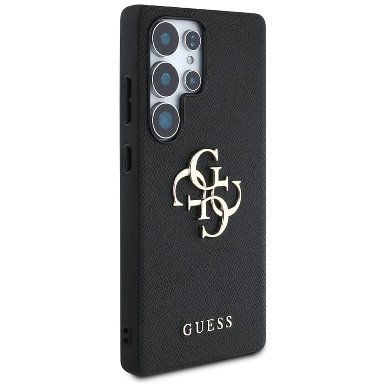 Guess PU Grained 4G Metal Logo Back Cover pour Samsung Galaxy S25 Ultra - vue 6
