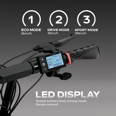 Scooter eléctrico - ECROSS DUO - 800 W - Neumáticos 10 - Max 25 km/h - Autonomía hasta 60 km