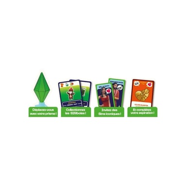 Jeu de société Les Sims Goliath The Sims Plateau Stratégie et simulation Multicolore 2 à 5 joueurs