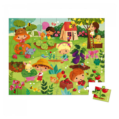 Puzzle Garden Party - 36 piezas ecológicas y educativas