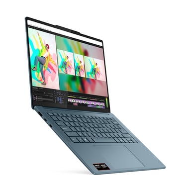 Lenovo Yoga Pro 7 14AKP10 Copilot+ PC 350 Portátil 36,8 cm (14.5'') 3K 32 GB LPDDR5x-SDRAM 1 TB SSD Wi-Fi 7 (802.11be) Windows 11 Pro Alemán Verde azulado
