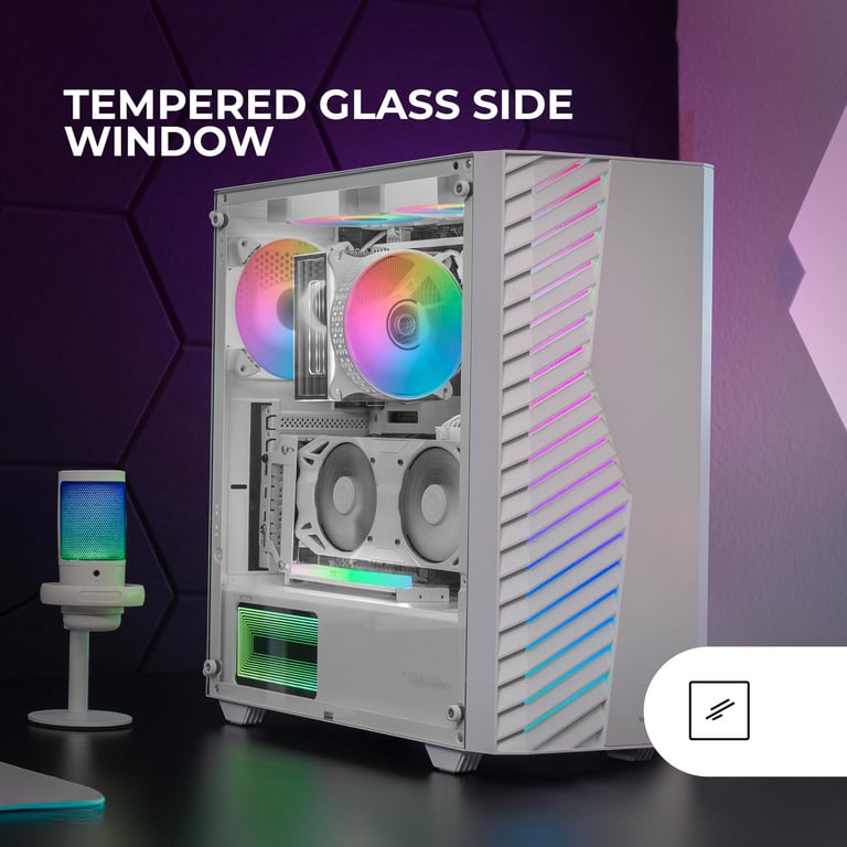 Mars Gaming MC VOLTW Midi Tower Neuf - vue 3