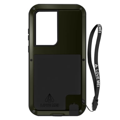 Coque pour Samsung Galaxy S23 Ultra Intégrale Antichoc Antichute Etanche Kaki