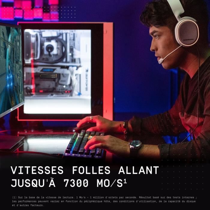 WD_Black™ SN850X NVMe™ SSD - 1 To M.2 PCIe 4.0 x4 - Neuf