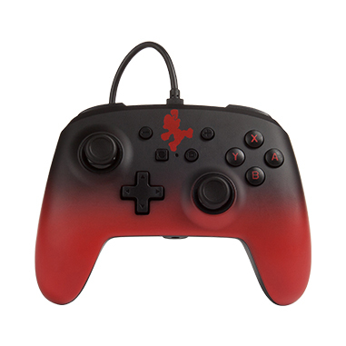 PowerA 1513568-01 accessoire de jeux vidéo Noir, Rouge USB Manette de jeu Analogique/Numérique Nintendo Switch