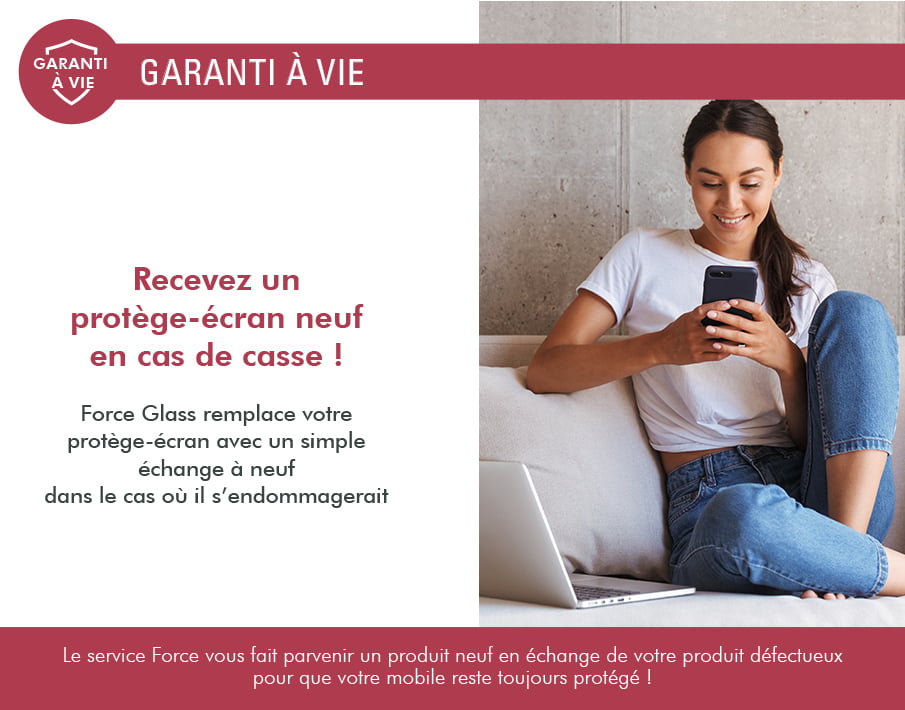 Protège écran Forceglass 2.5D Original pour Samsung Galaxy S24 FE avec contour - vue 4