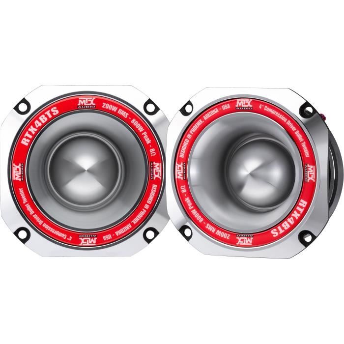 MTX AUDIO MTX tweeter à haute efficacité RTX4BTs Ø10cm Bobine 45mm RMS Peak 8Ω 103 0dB2V1m vendu à la pièce - vue 2