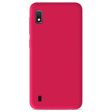 Coque silicone unie Mat Rose compatible Samsung Galaxy A10 Galaxy M10