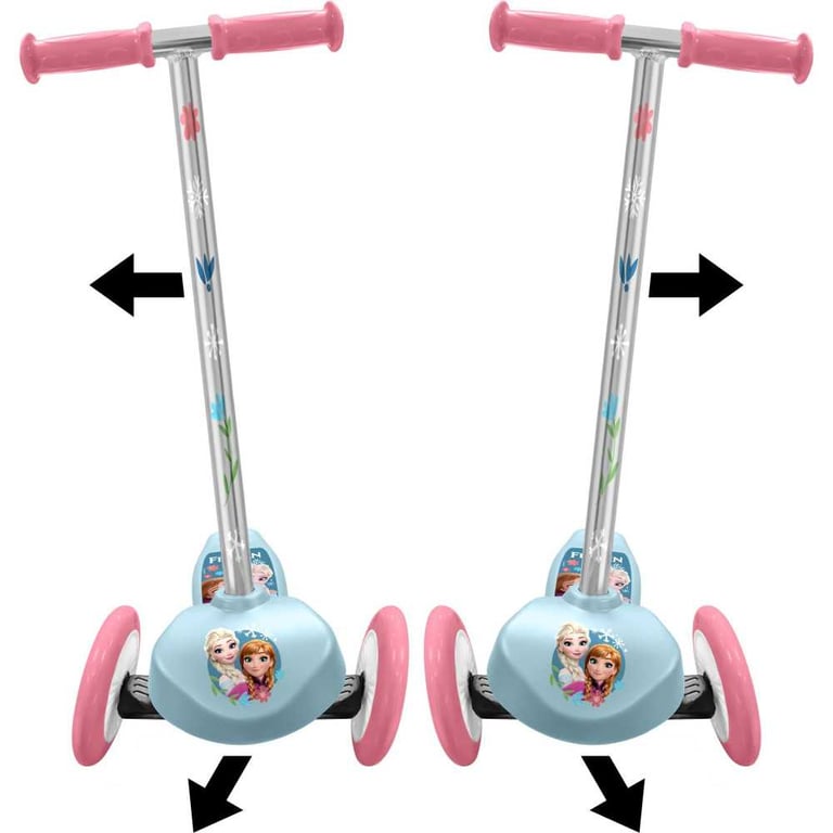 Trottinette enfant steering LA REINE DES NEIGES RN246045 3 roues - vue 3