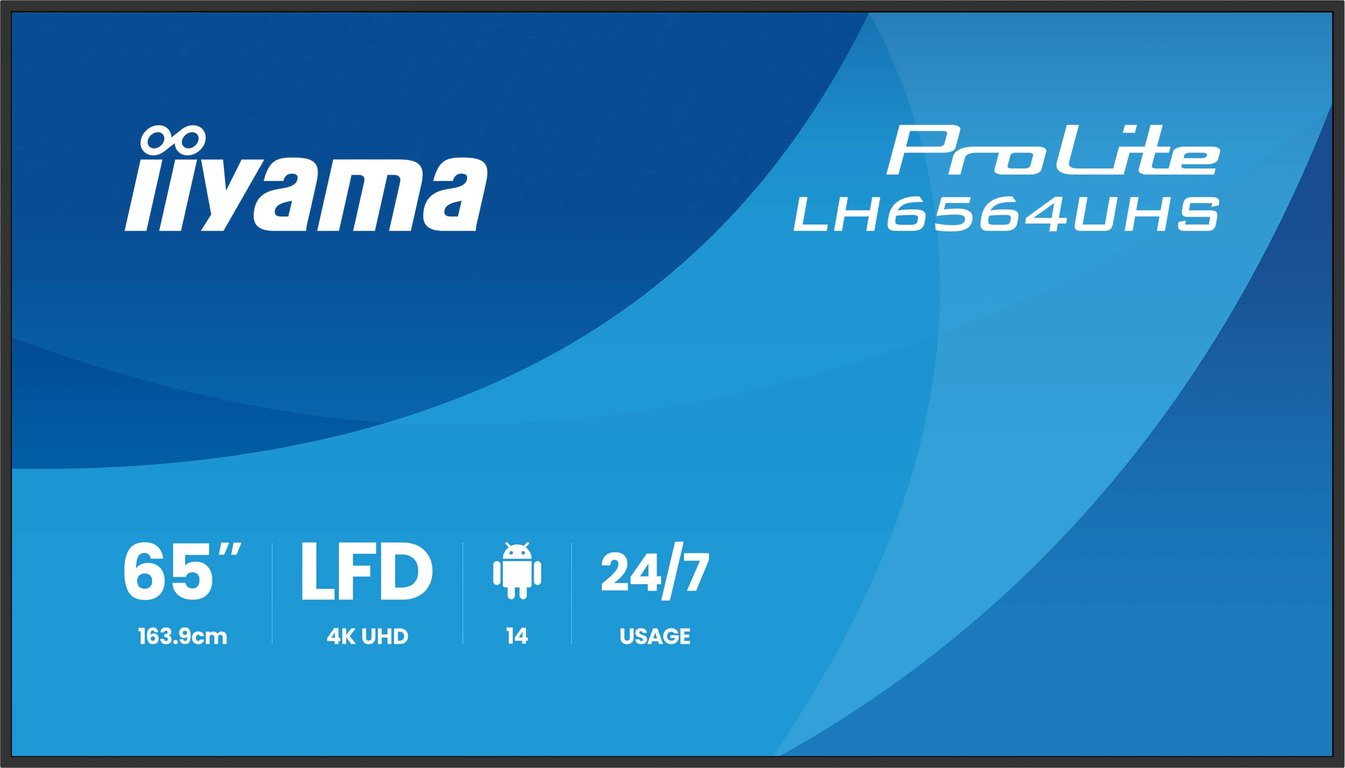 iiyama 65 LED ProLite LH6564UHS B1AG - vue 3
