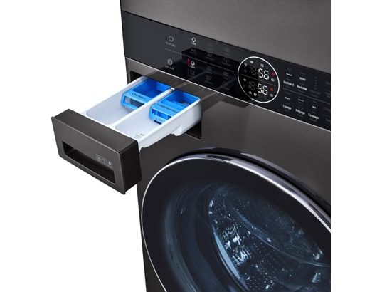 LG WashTower Lave linge 17kg / Seche linge 16kg Colonne de lavage et de sechage grande capacite Panneau de commande central AIDD - vue 6