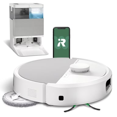 iRobot Roomba Plus 505 Combo Robot + AutoWash Dock Sin bolsa Blanco