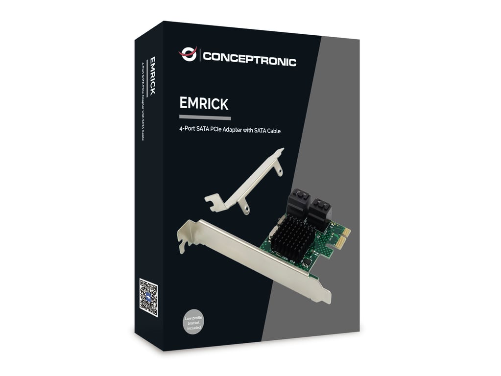Conceptronic EMRICK03G carte et adaptateur d'interfaces Interne SATA Neuf - vue 5