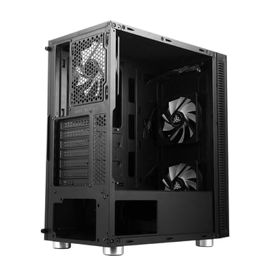 CASE ITEK M.TOWER ''SYLENT 05 EVO'', 2*USB3, 3*12cm fan, rivest. Fonoas. - No Alim. BK - ITGCSY05E