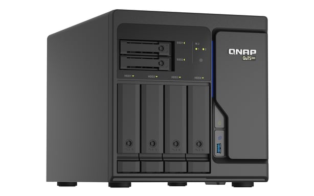 QNAP TS-h686 NAS Tower Intel® Xeon® D D-1602 8 Go DDR4 0 To QuTS hero Noir